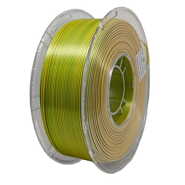 Yellow+Green 3D Printing Printer Filament 1KG 1.75mm PLA Carousel 2