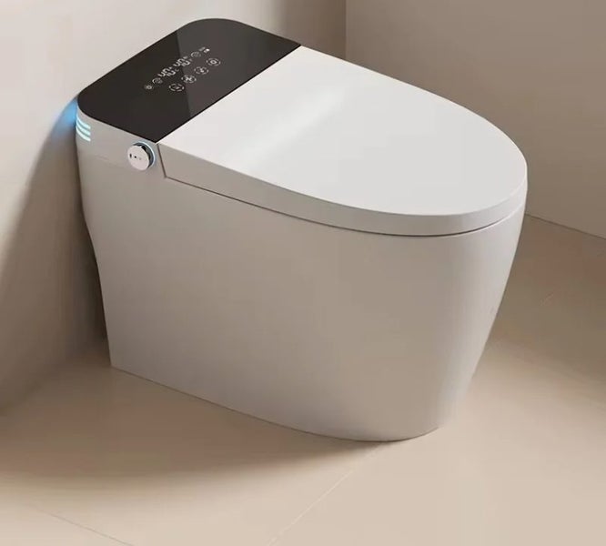 Smart Modern Bidet Toilet, with Heated Seat, Dual Auto Flush #704 Carousel 1