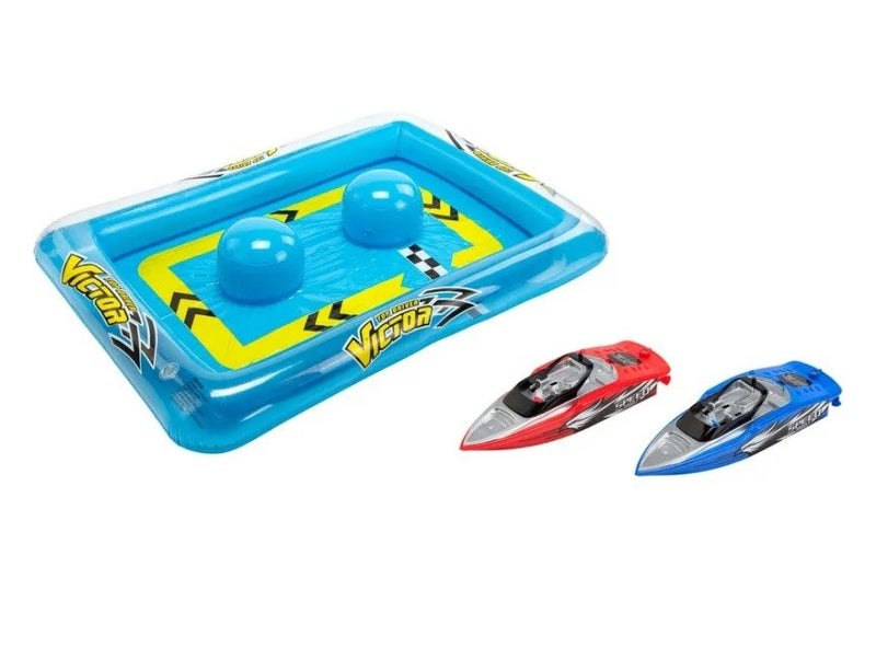 1:58 R/C Boat Twin Pack with Inflatable Pool GT3771 Carousel 1