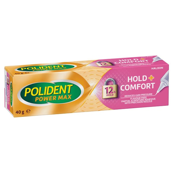 Polident Max Hold + Comfort Partial & Denture Adhesive 40 g Carousel 1