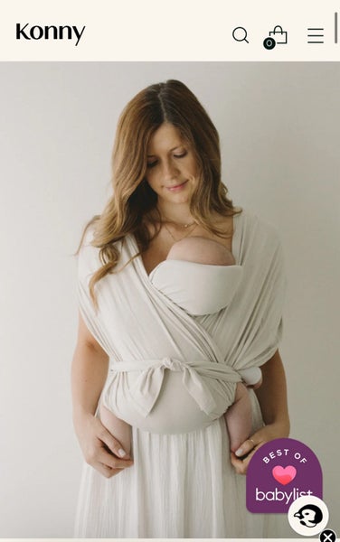 Konny baby carrier - natural beige Carousel 1