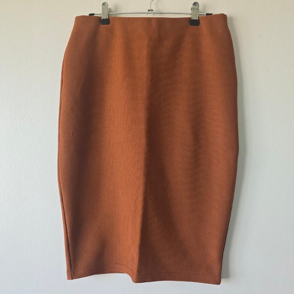Mirrou Burnt Orange Bandeau Skirt Carousel 1