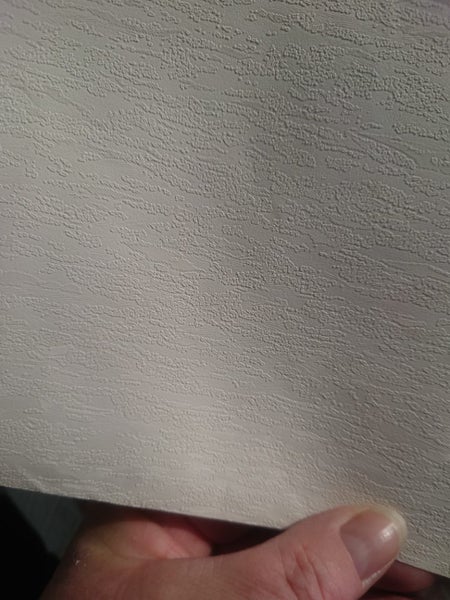 Wallpaper, partial rolls of white embossed x 2 Carousel 1