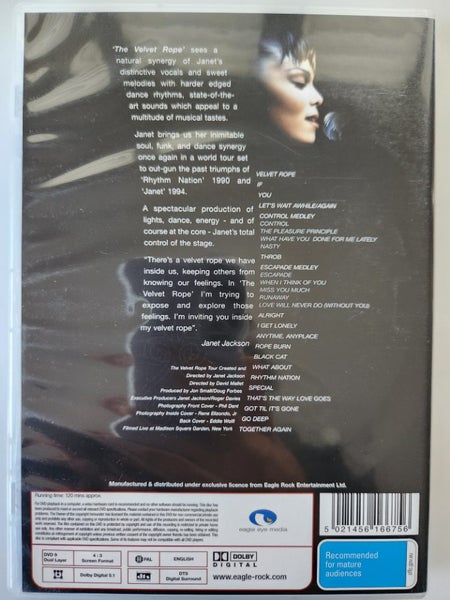 Janet Jackson The Velvet Rope Tour Live in Concert DVD Carousel 2