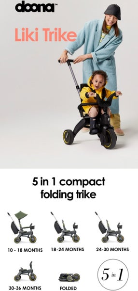 Doona: Liki Trike S3 Tricycle - Royal Blue Carousel 3