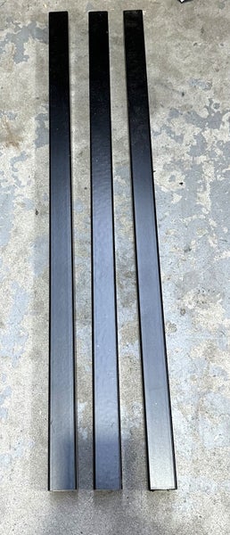 Square Aluminum Tubes x 3 - $1 Reserve (Under Orange Rack 13) Carousel 1