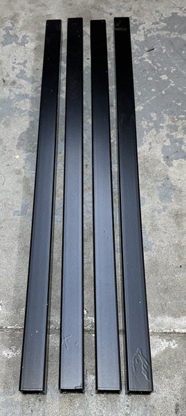 Square Aluminum Tubes x 4 - $1 Reserve (Under Grey Rack 13) Carousel 1