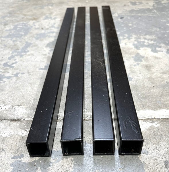 Square Aluminum Tubes x 4 - $1 Reserve (Under Grey Rack 13) Carousel 2