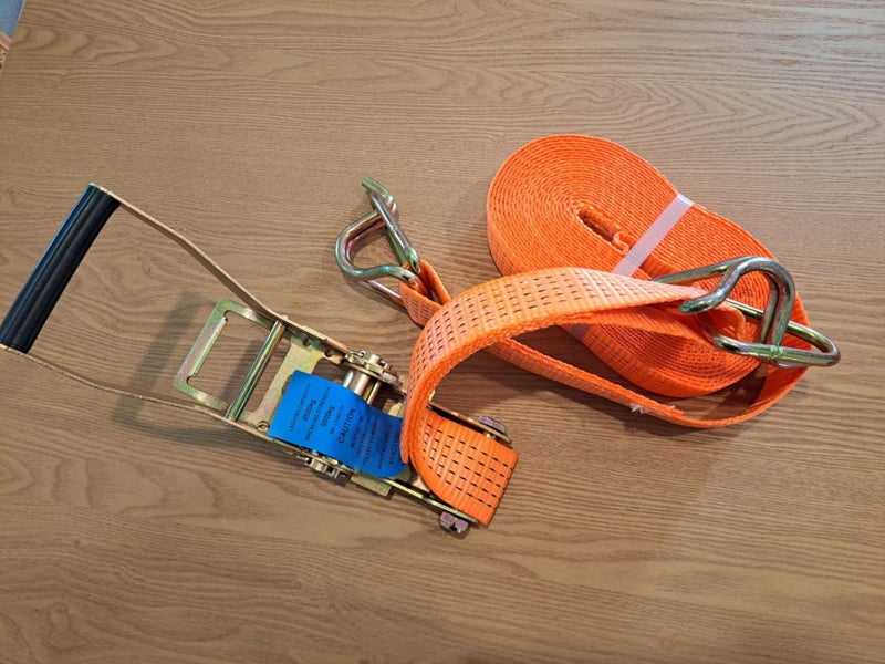 9m Heavy Duty Ratchet Strap – 2500kg Lashing Capacity | 5000kg Break Strength62990726782211112
