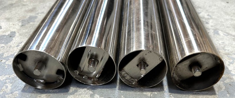 4 Piece Stainless Steel Coffee Table Legs - $1 Reserve (Under Orange Rack 13) Carousel 3