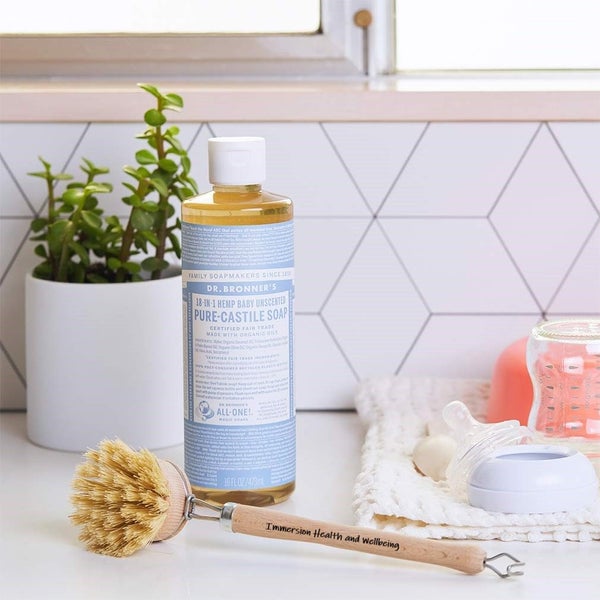 DR BRONNERS ORGANIC BABY MILD LIQUID CASTILE SOAP UNSCENTED 237ML NZ Carousel 1