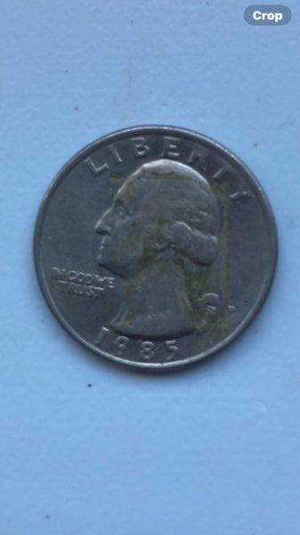 Error quarter dollar 1985 P Carousel 2