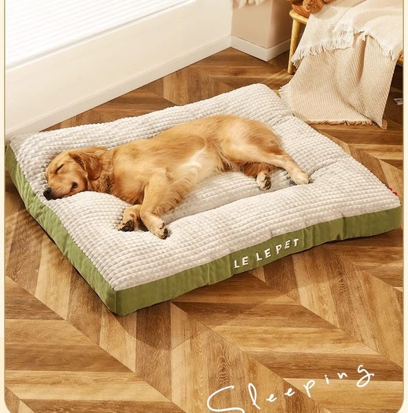 Dog Bed Pet Mattress Warm Thick Washable XL(120cm x 95cm x 7cm) Carousel 1