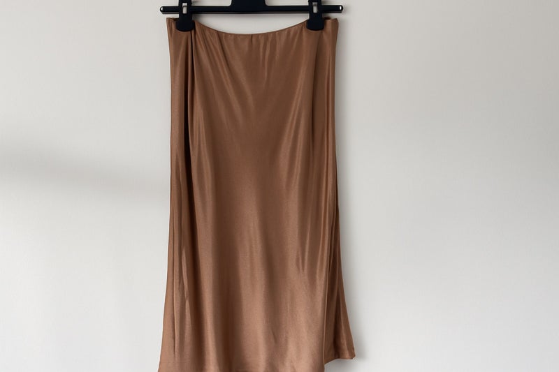 Max - Brown Midi Skirt - Size 10 Carousel 1