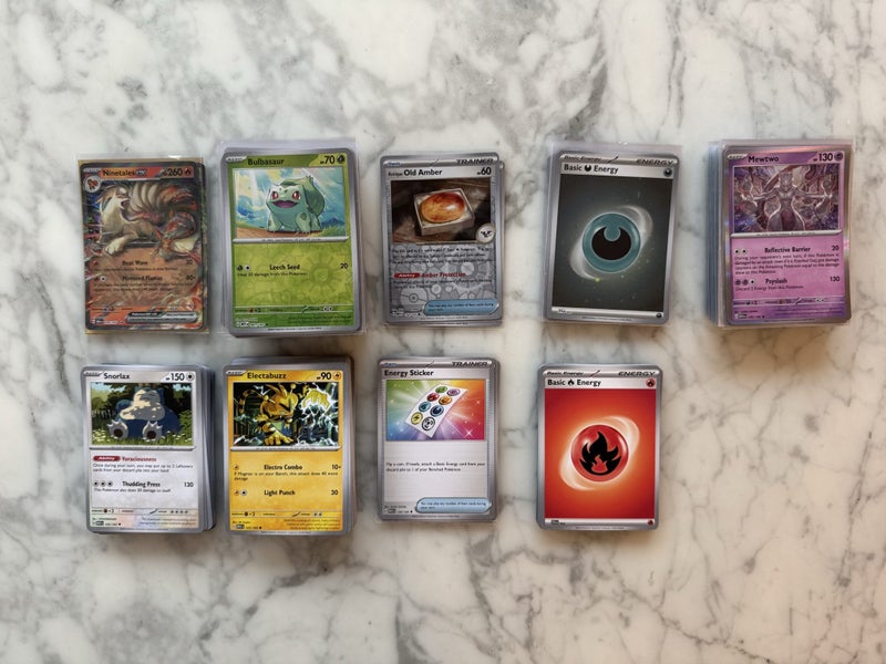 Pokemon 151 Bulk (250 cards) - including ex, reverse holo, and rare62955708542465112