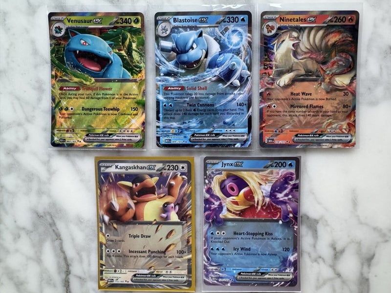 Pokemon 151 Bulk (250 cards) - including ex, reverse holo, and rare62955708542465111