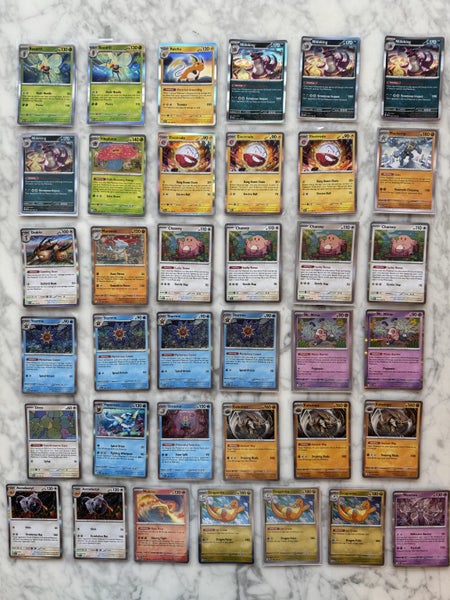 Pokemon 151 Bulk (250 cards) - including ex, reverse holo, and rare62955708542465114
