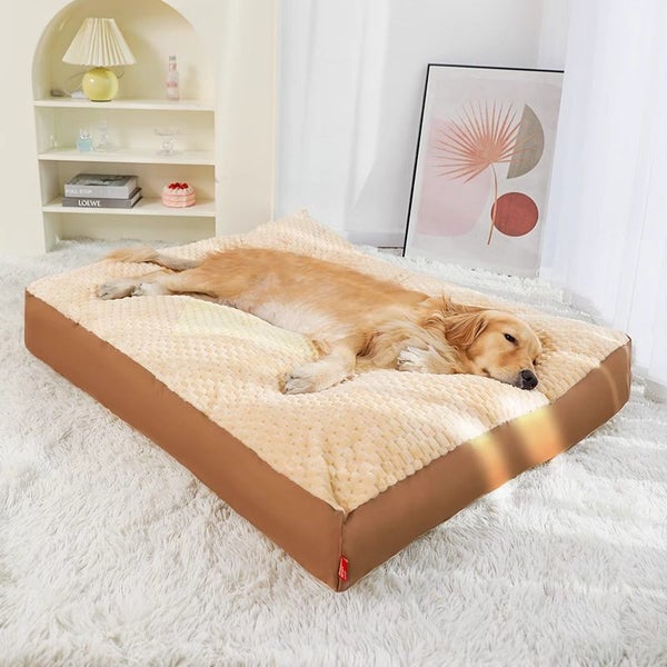 Dog Bed Pet Mattress Warm Thick Washable SIZE XL (100cm x 75cm x 11cm) Carousel 1