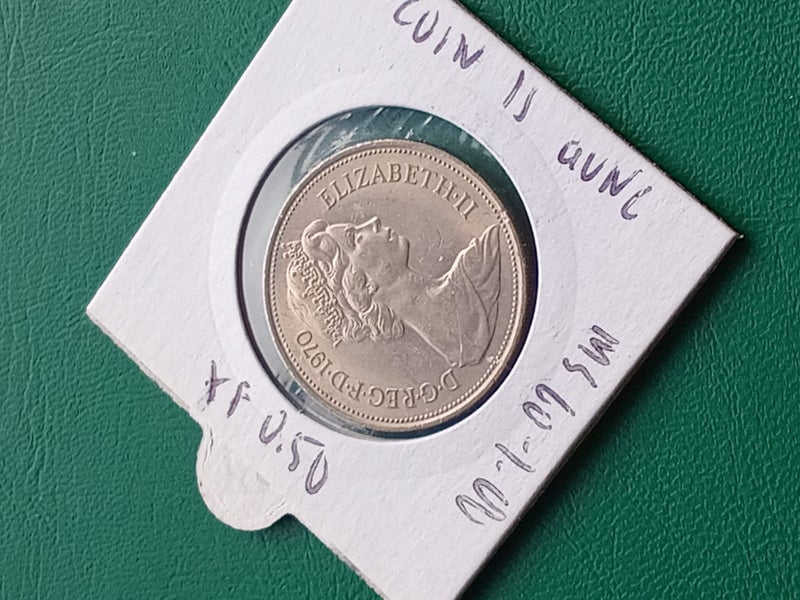 England , 1970 , ten pence Carousel 2