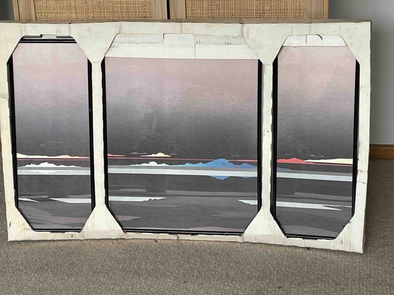 retro triptych wall art Carousel 1