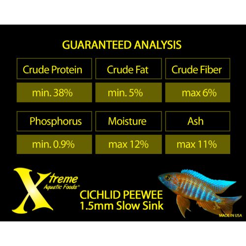 Aquatic Food Xtreme Cichlid Peewee 1.5mm Pellet 141g Carousel 5