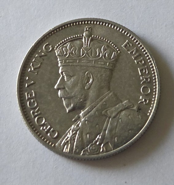 NEW ZEALAND SILVER 1935 SHILLING COIN, gEF/AU!, $1 RES!! Carousel 2