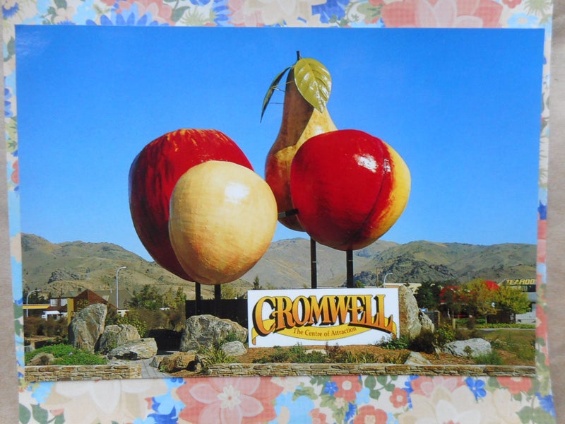 The Big Fruit at Cromwell, Central Otago Postcard Carousel 1