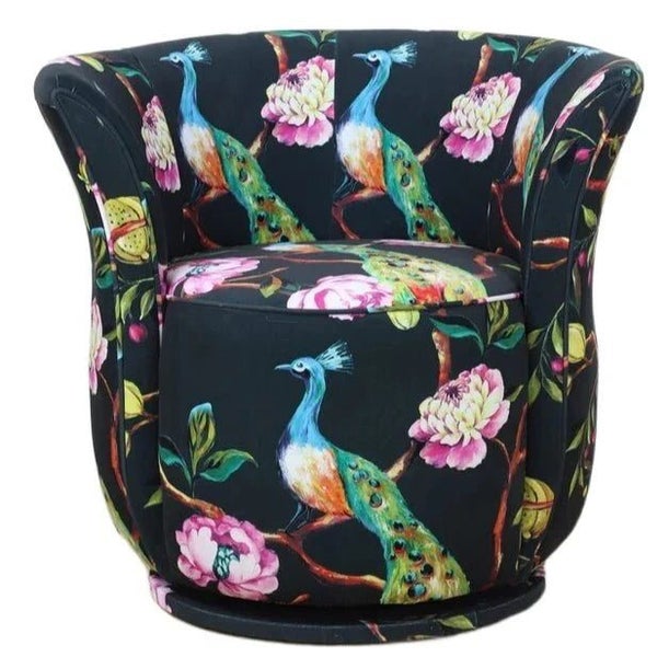Peacock Tub Swivel Chair Carousel 1