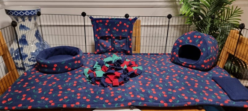 Guinea Pig Cage Bed Bundle + Treats - Choose your own design62863236643969111
