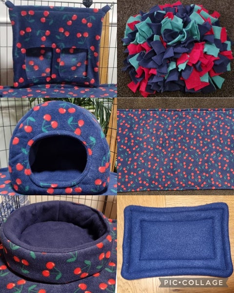 Guinea Pig Cage Bed Bundle + Treats - Choose your own design62863236643969110