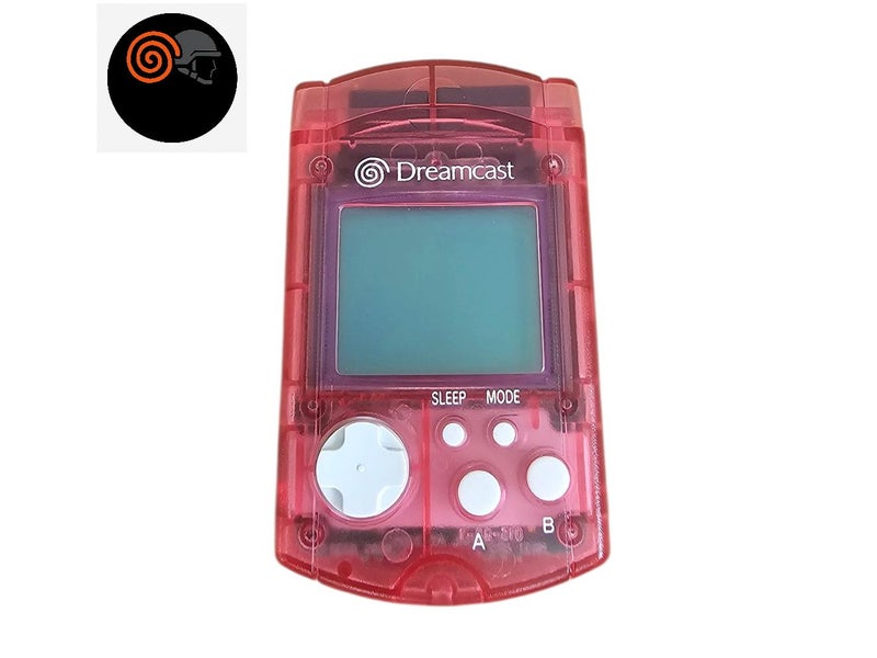 SEGA Dreamcast VMU (Visual Memory Unit) Passion Pink w/Cap Genuine - Tested #661 Carousel 1
