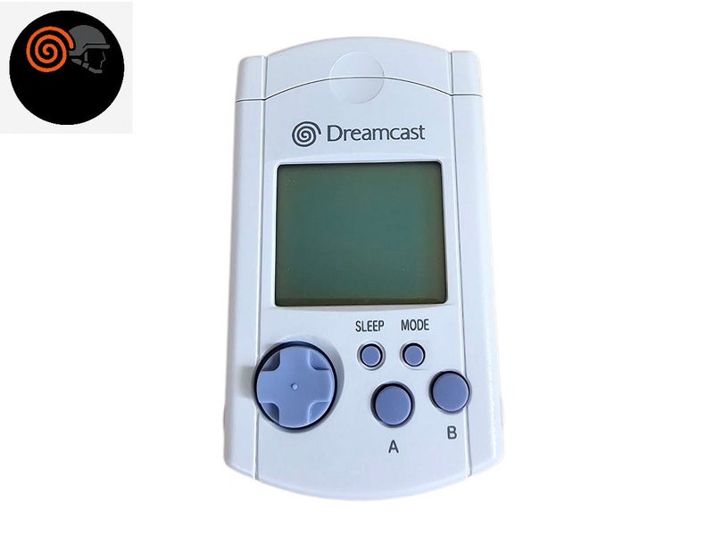 Unused SEGA Dreamcast VMU (Visual Memory Unit) White w/Cap Genuine -Tested #898 Carousel 1