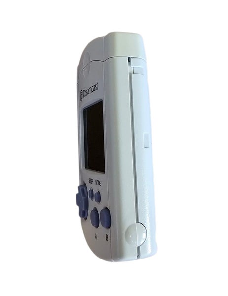 Unused SEGA Dreamcast VMU (Visual Memory Unit) White w/Cap Genuine -Tested #898 Carousel 3