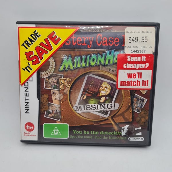 Mystery Case Files Millionheir - Nintendo Ds Carousel 1