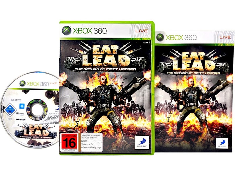 Eat Lead: The Return of Matt Hazard (Xbox 360) *MINT COMPLETE* Carousel 1
