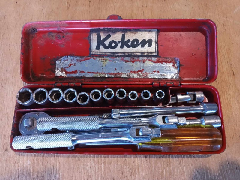 KOKEN Socket Set - 1/4" Drive Carousel 1