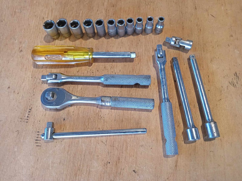 KOKEN Socket Set - 1/4" Drive Carousel 2