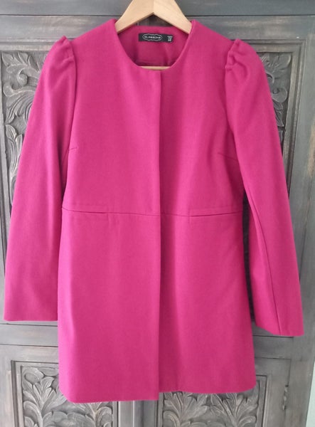 Gorgeous Fushia Pink Wool Coat Carousel 1