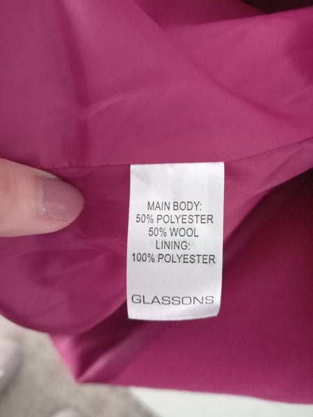 Gorgeous Fushia Pink Wool Coat Carousel 6