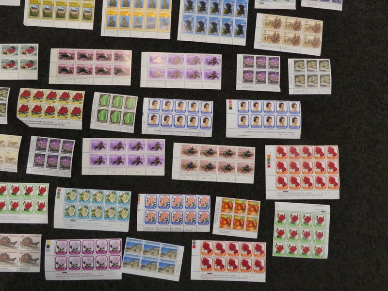 NZ Mint decimal Plate Blocks collection-$1res Carousel 10