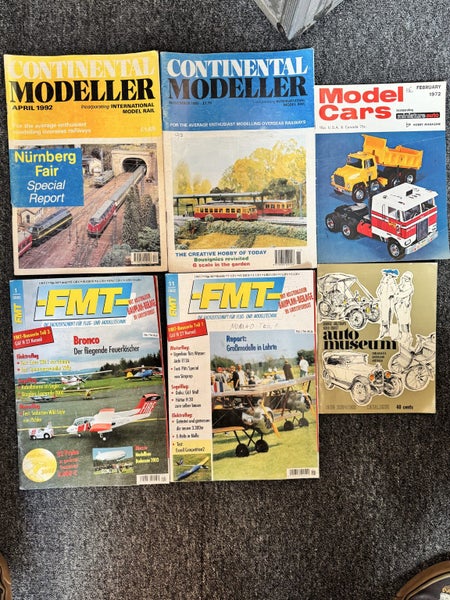 R/C Plane Magazines Train Modeller Magazines Model Cars Carousel 1