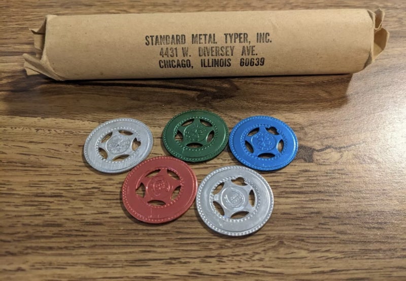 Restored Name tag machine 70’s Carousel 7