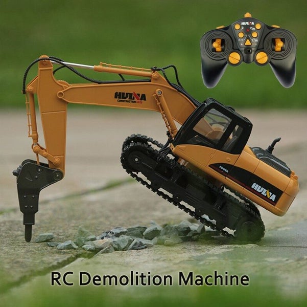 HUINA 1560 Alloy Drilling EXCAVATOR 1:14 2.4GHz 16CH RC Remote Control (Hui Na) Carousel 1