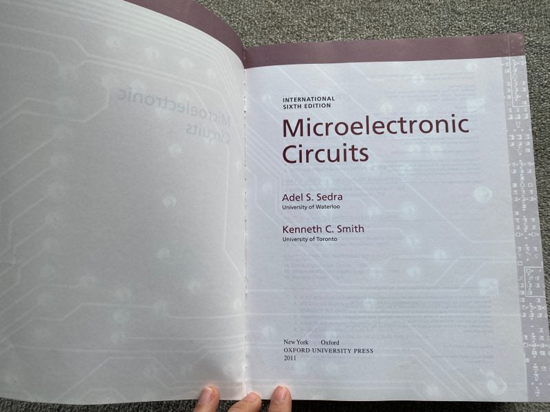 Sedra/Smith Microelectronic Circuits 6th edition Carousel 7