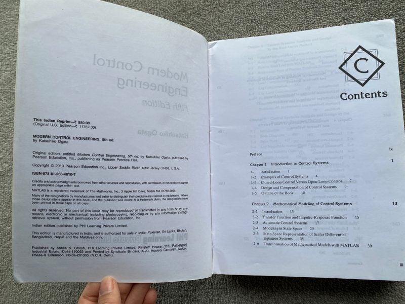 Modern Control Engineering 5th edition Carousel 2