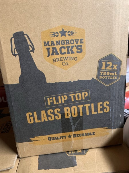 48 x 750ml glass beer bottles Carousel 1