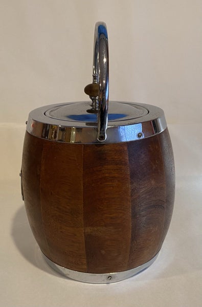 English Oak Vintage/Antique Biscuit Barrel - Cool Item Carousel 2