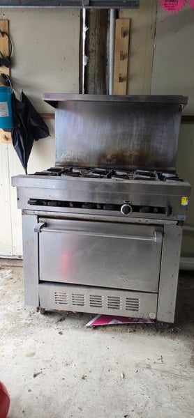 Natural Gas Commercial Six Burner Oven Carousel 1