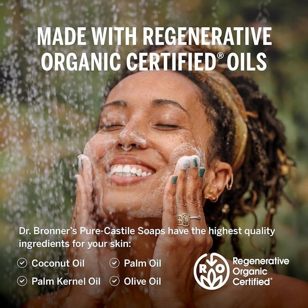 DR BRONNERS ORGANIC BABY MILD LIQUID CASTILE SOAP UNSCENTED 237ML NZ Carousel 7