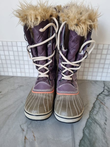 Sorel Women's Purple Tofino II NL1909-507 Faux Fur Waterproof Snow Boots UK 5.5 Carousel 2